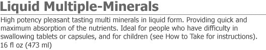 Liquid Multi-Minerals